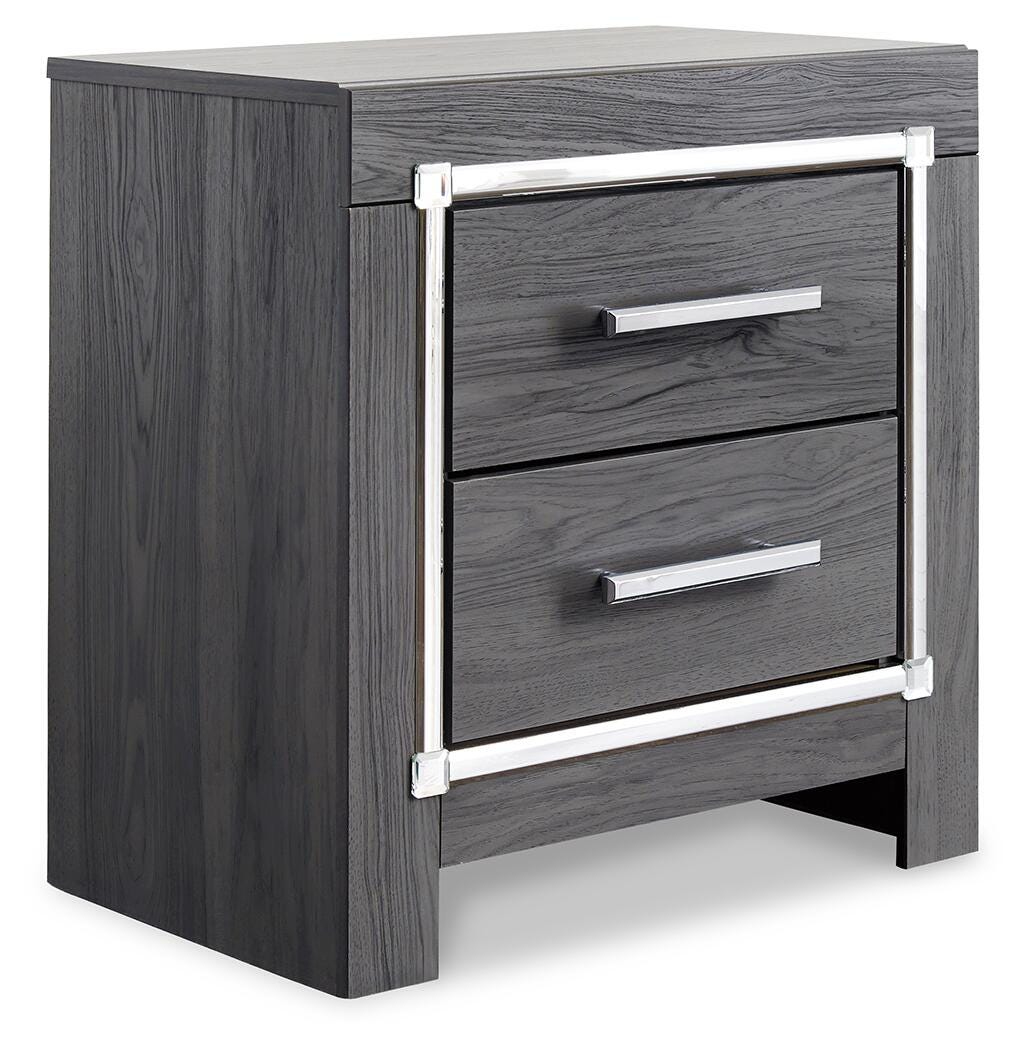 Lodanna Dresser, Chest and Nightstand (B214-SI) - Image 4