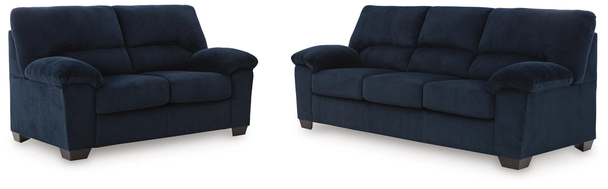 SimpleJoy Sofa and Loveseat (24205-SI)