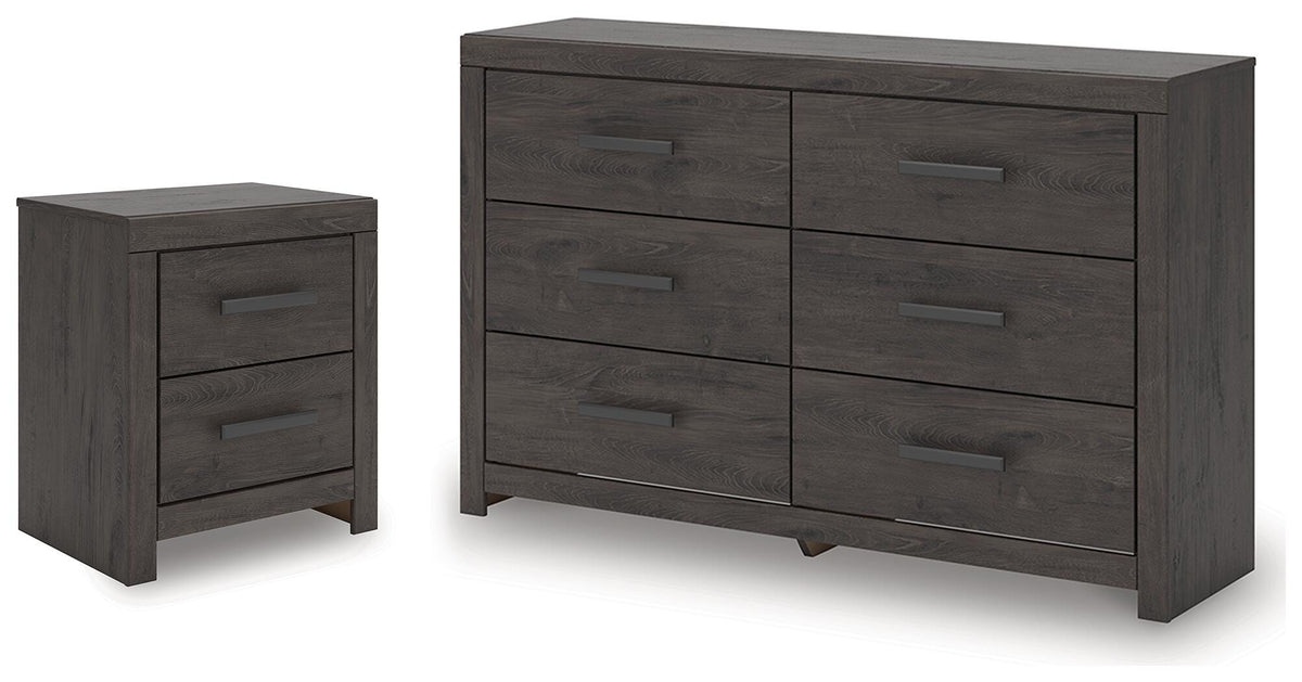 Prendonea Dresser and Nightstand (B3789-SI)
