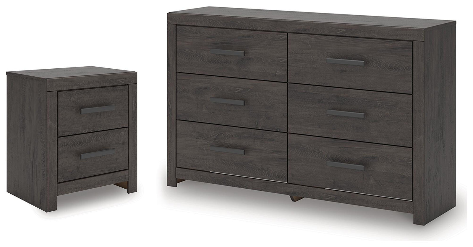Prendonea Dresser and Nightstand (B3789-SI)