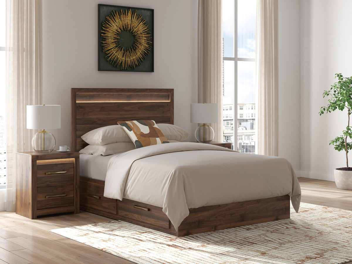 Janfyn Full Panel  Bed with 2 Sided Storage (PCB1010-SI) - Image 2