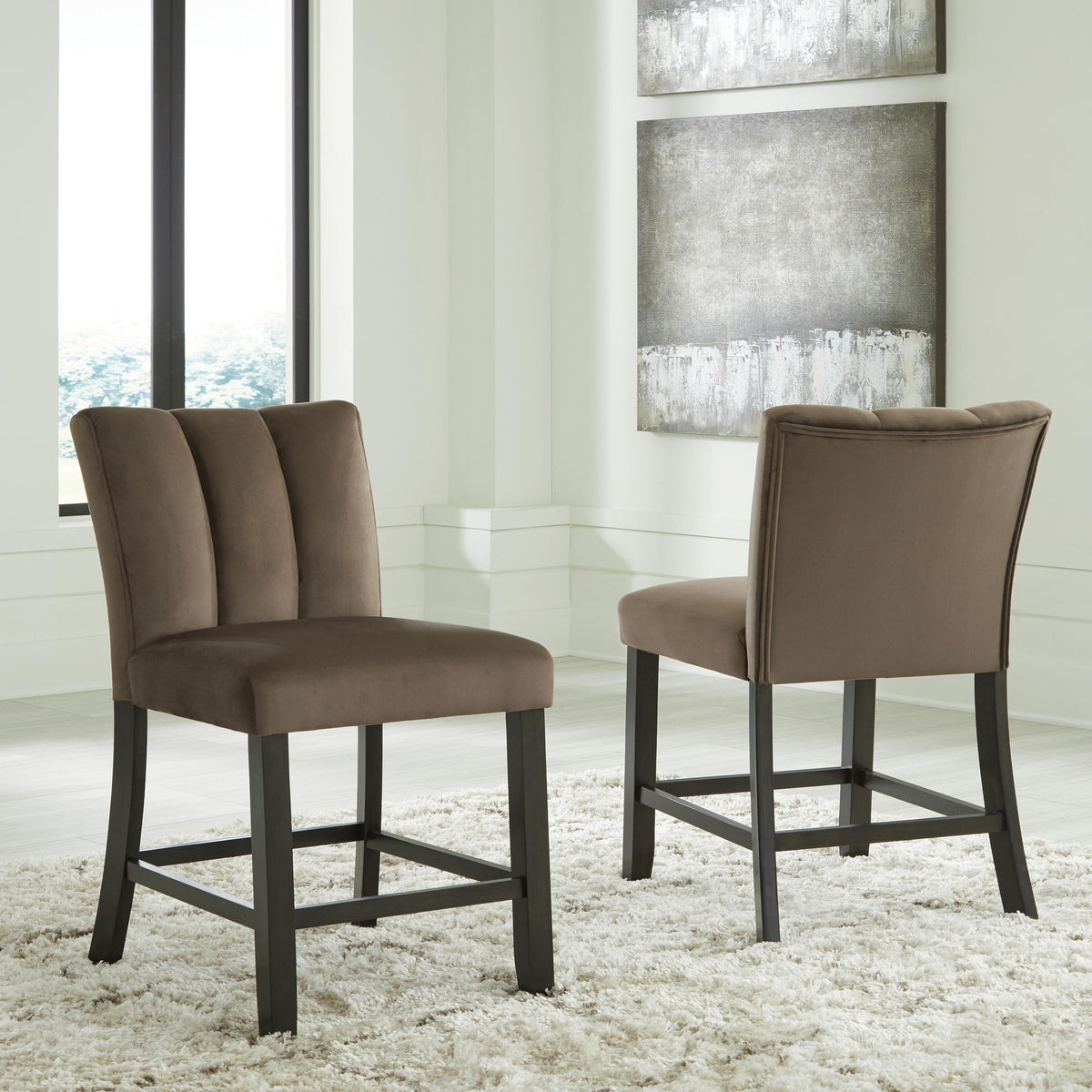 Jeshina Counter Height Barstool (Set of 2) (PCD581-SI) - Image 6