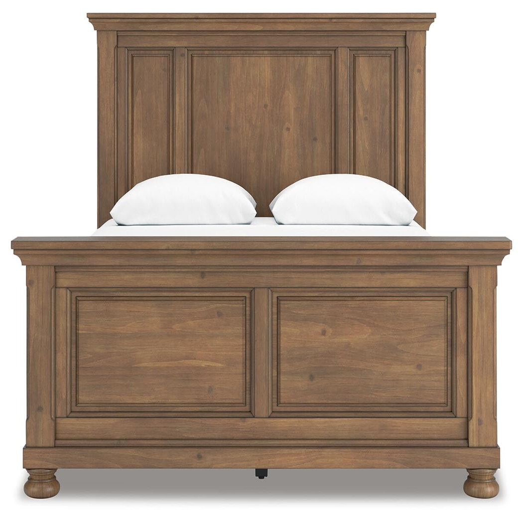 Feddinger Queen Panel Bed, Dresser, Mirror, Chest and Nightstand (PCB779-SI) - Image 17