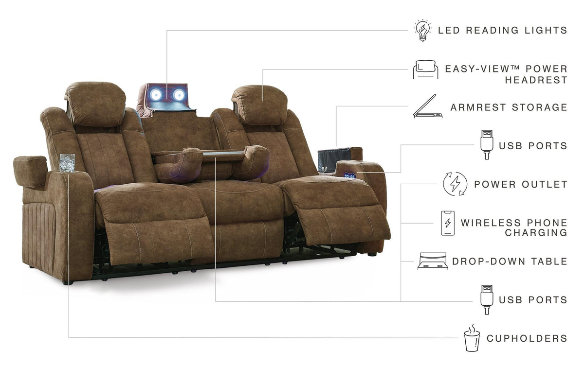 Wolfridge Power Reclining Sofa (60703-SI) - Image 22