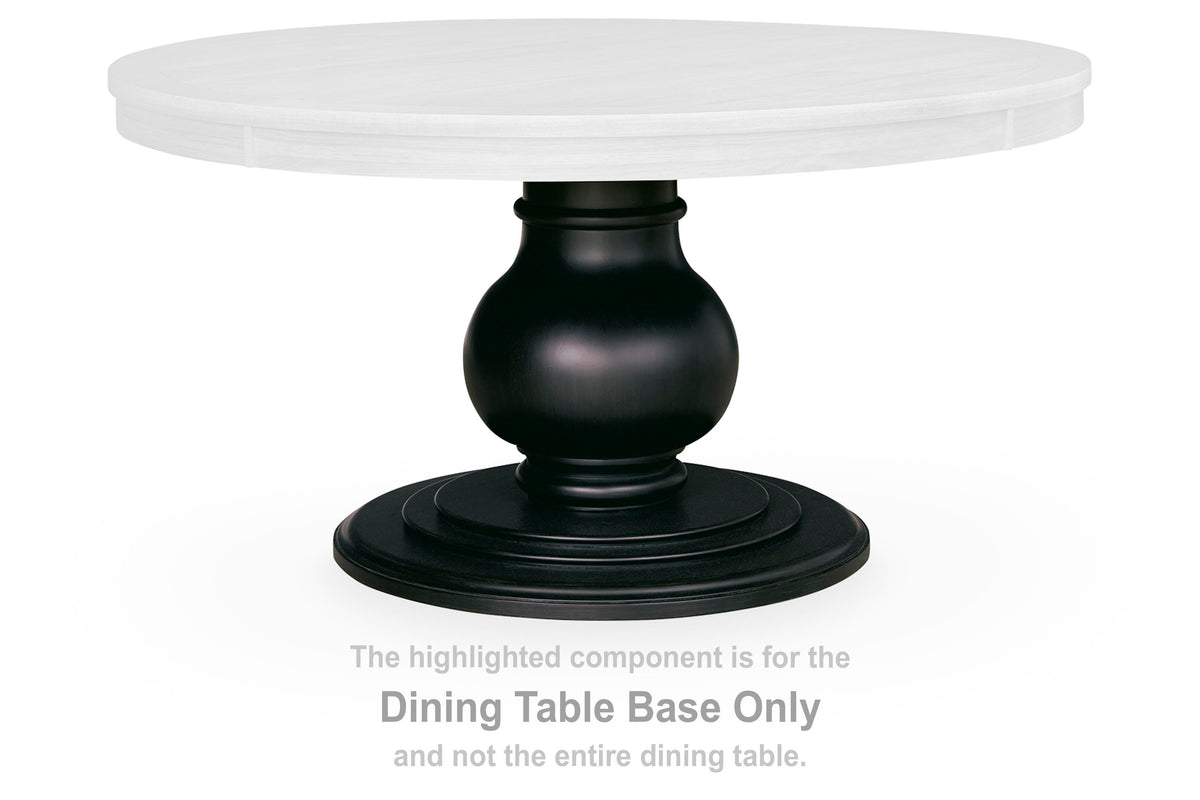 Ridgester Dining Table Base (D858-SI)