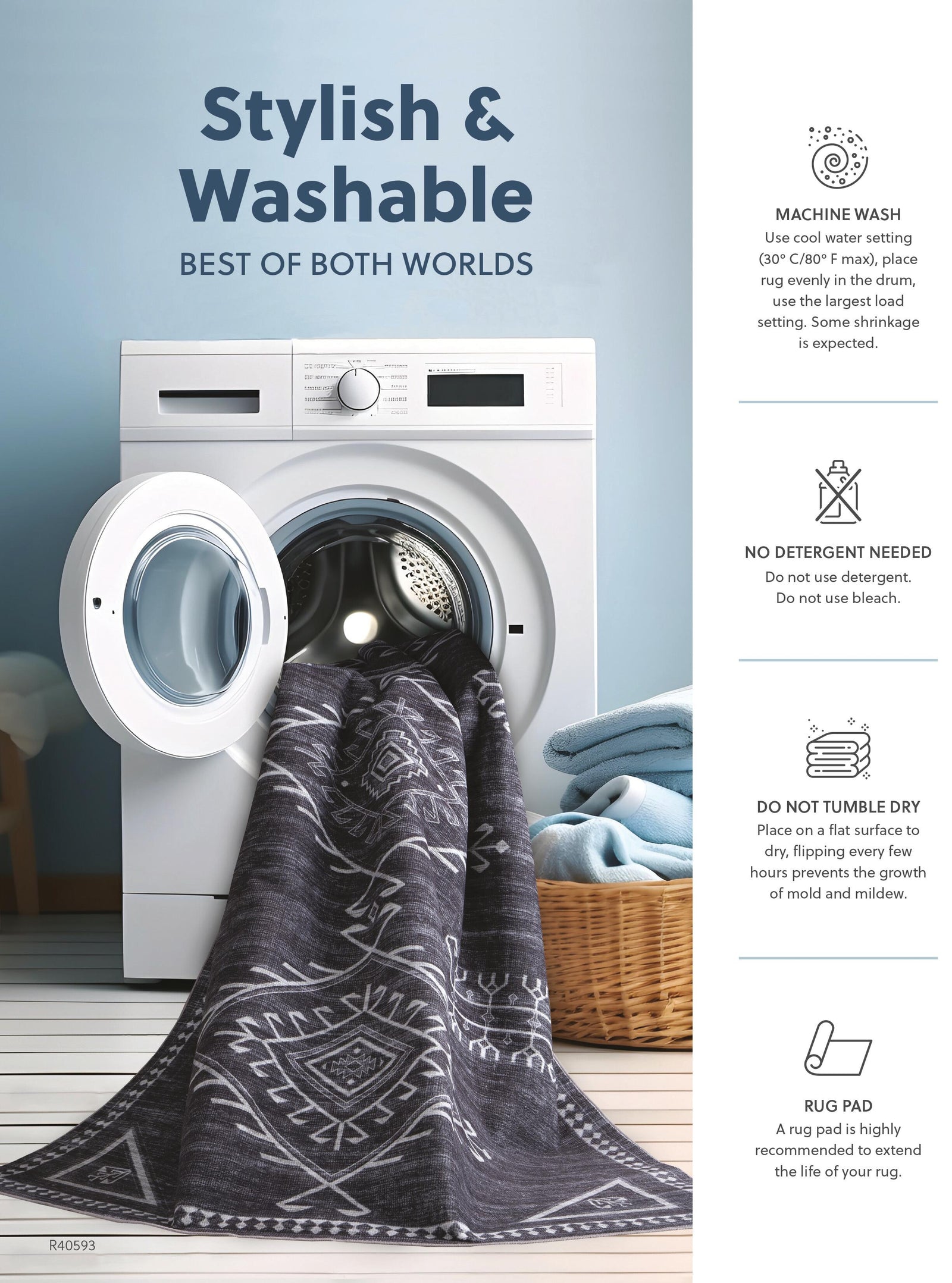 Gregmoore 79 x 911 Washable Rug (R40582-SI) - Image 5