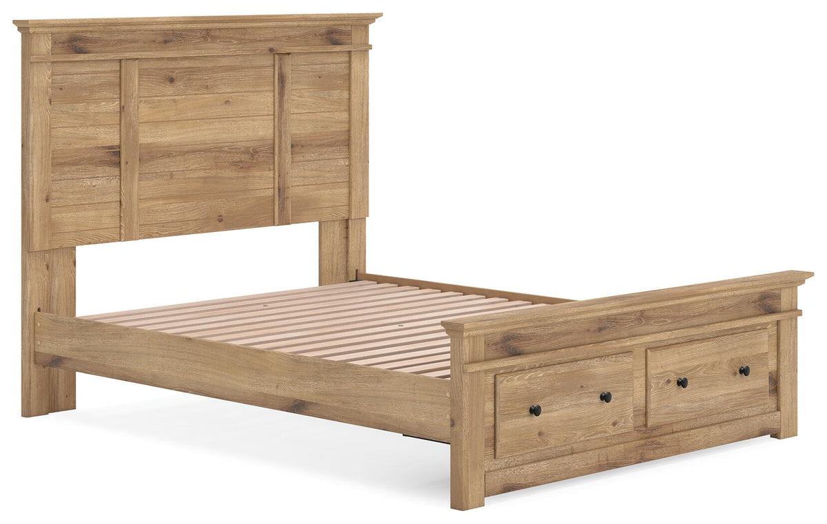 Makidern Queen Panel Storage Bed (PCB1170-SI) - Image 2
