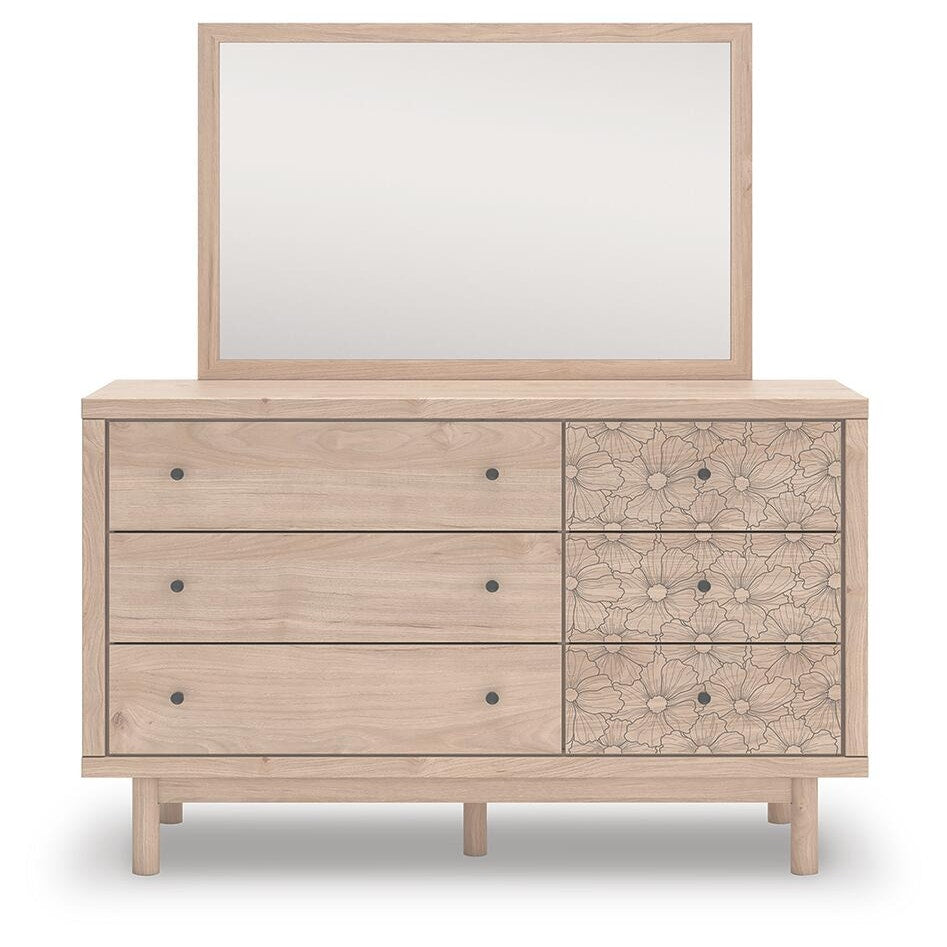 Arloster Full Panel Storage Bed, Dresser, Mirror and Nightstand (PCB1566-SI) - Image 2