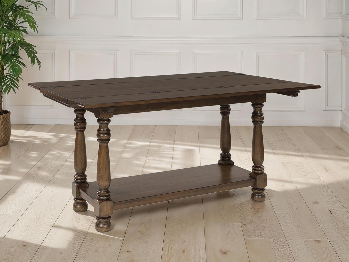 Sturlayne Flip Top Sofa Table - Brown  (T609-SI) - Image 2