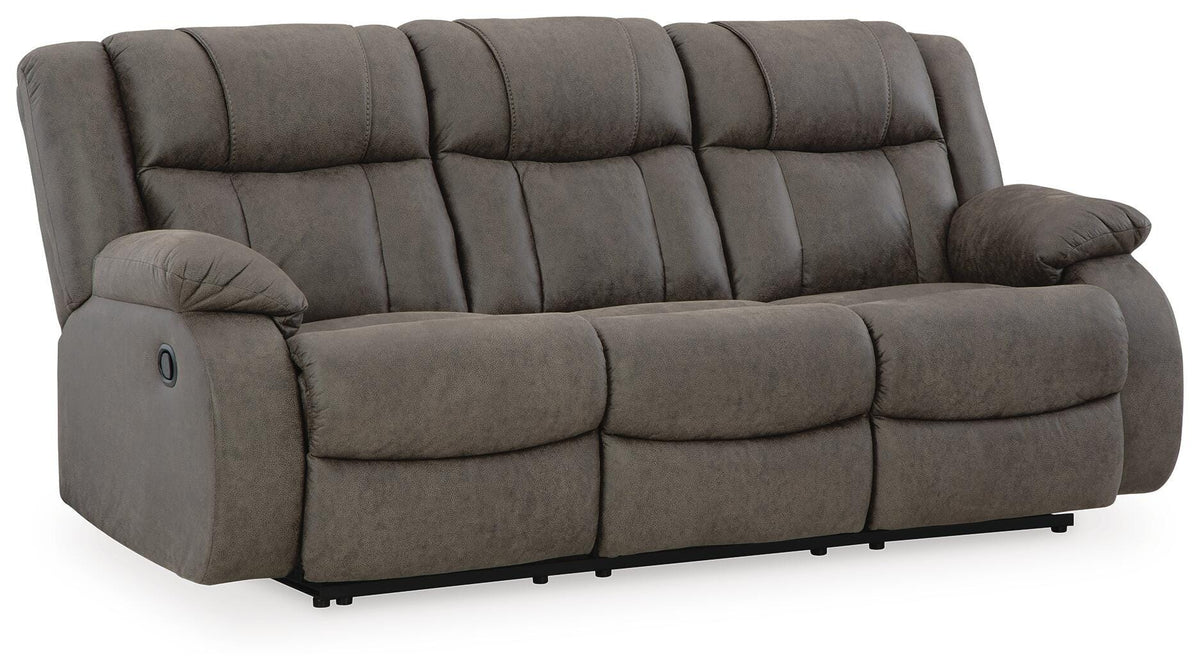 First Base Reclining Sofa, Loveseat and Recliner (68804-SI) - Image 14