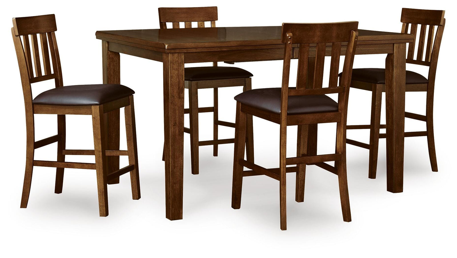Ralene Counter Height Dining Table and 4 Barstools (D594-SI)