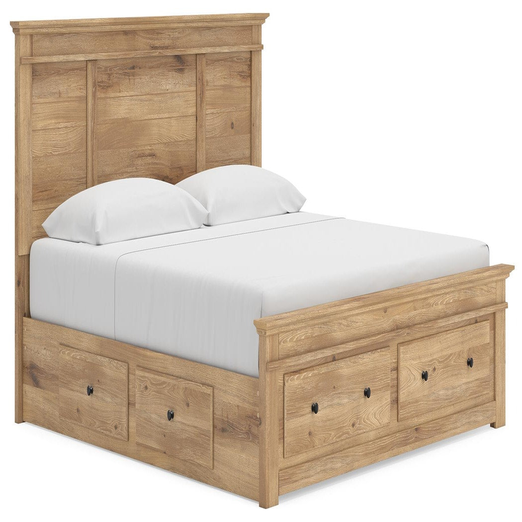 Makidern King Panel Storage Bed (PCB1170-SI)