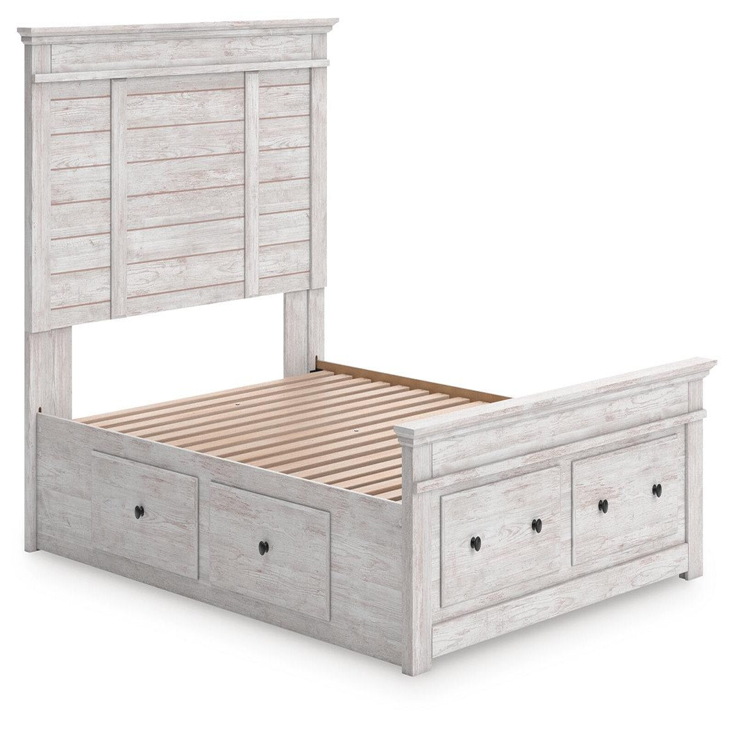 Makidern Queen Panel Storage Bed (PCB1171-SI) - Image 3
