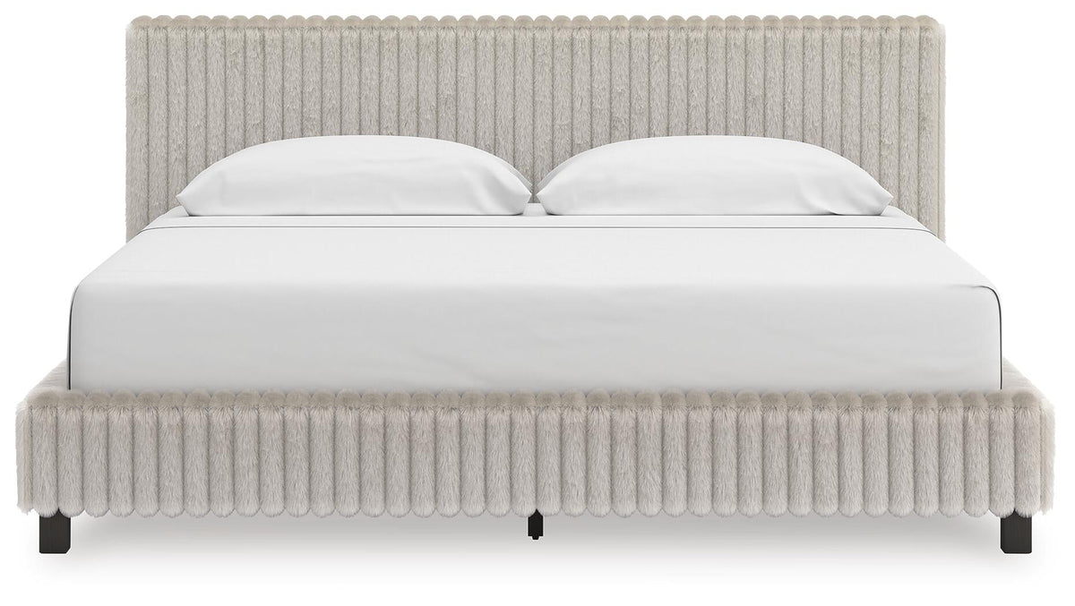 Zuraleus King Upholstered Bed (PCB3381-SI) - Image 2