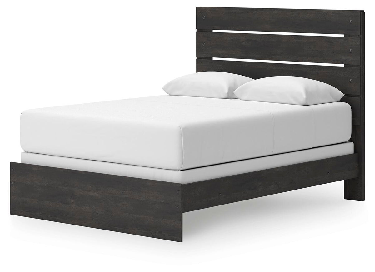 Hollivern Queen Panel Bed, Dresser and Mirror (PCB2108-SI) - Image 15
