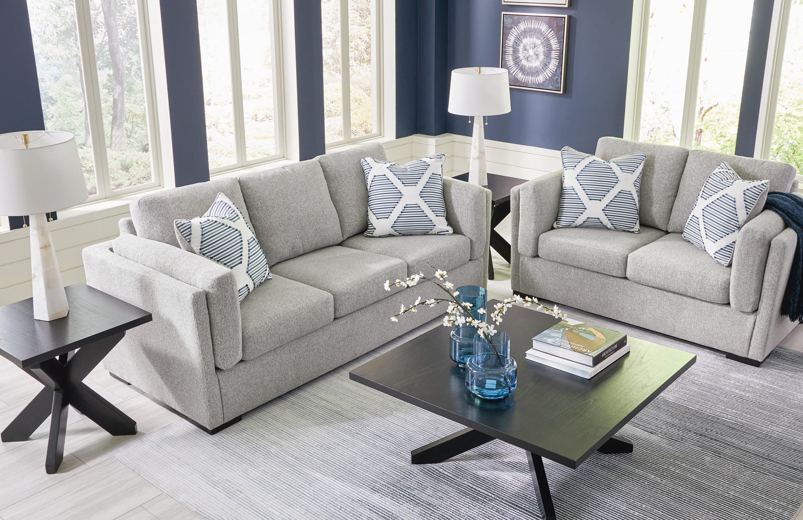 Evansley Sofa and Loveseat (54503-SI) - Image 3