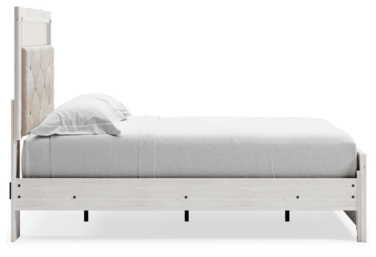 Altyra Upholstered Panel Bed, Dresser, Mirror, Chest and Nightstand (B2640-SI) - Image 18