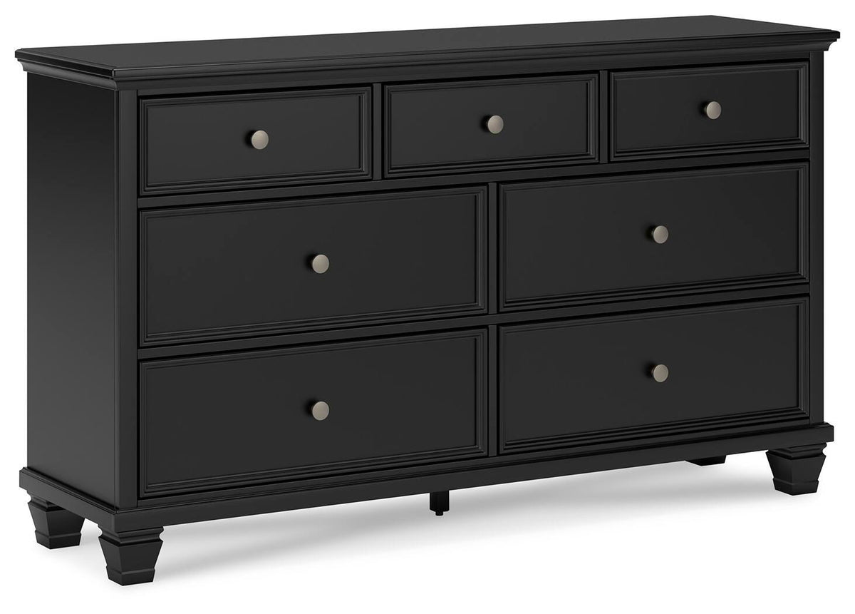 Lanolee Dresser - Black  (B687-SI) - Image 2