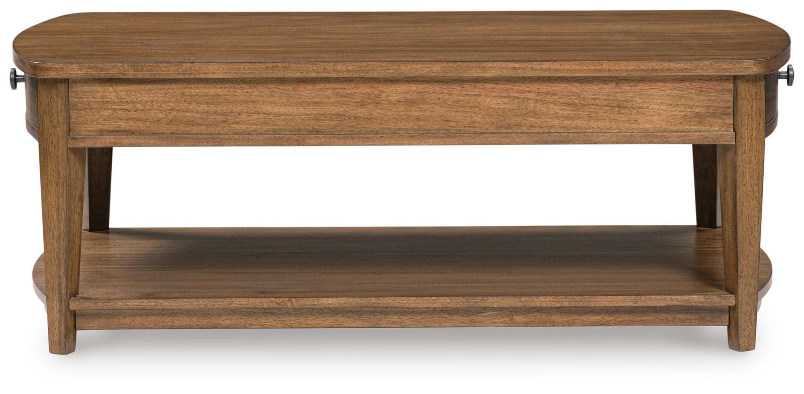 Burkbyer Coffee Table - Brown  (T513-SI) - Image 4