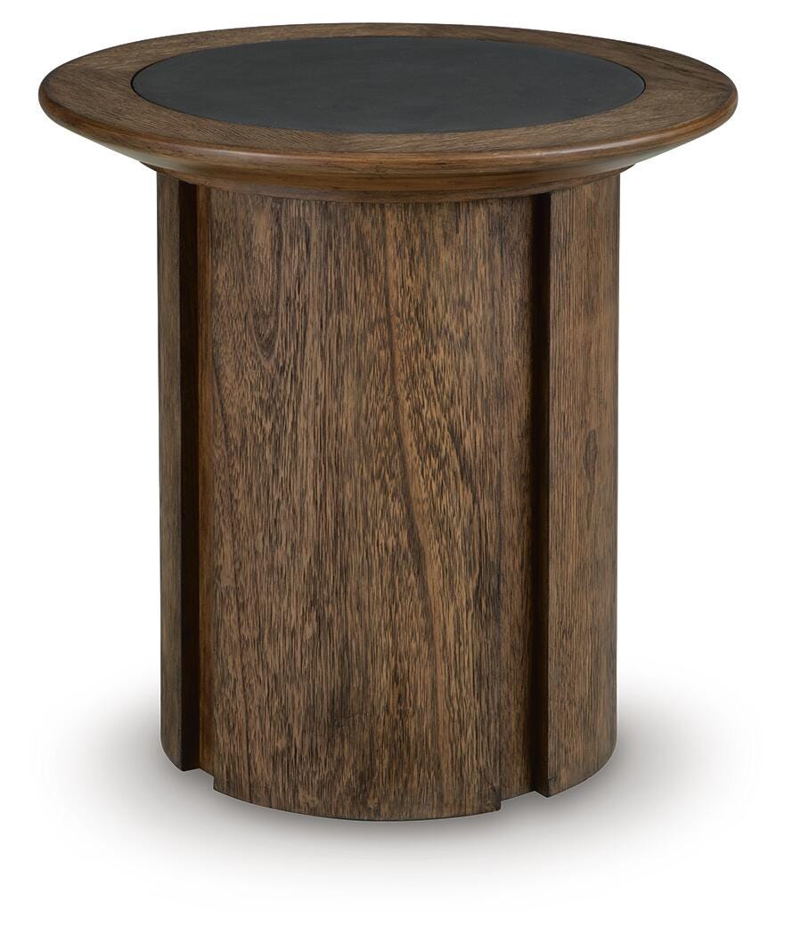Dontayne End Table - Warm Brown  (T563-SI)