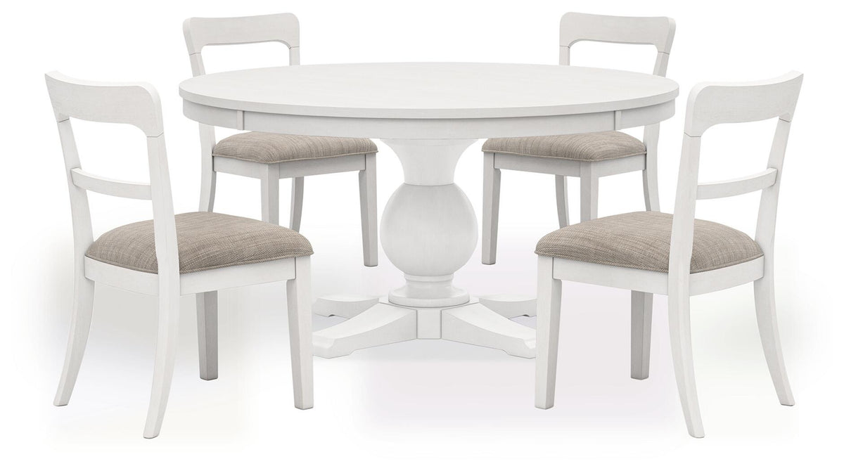 Greddinton Dining Table and 4 Chairs (PCD824-SI)