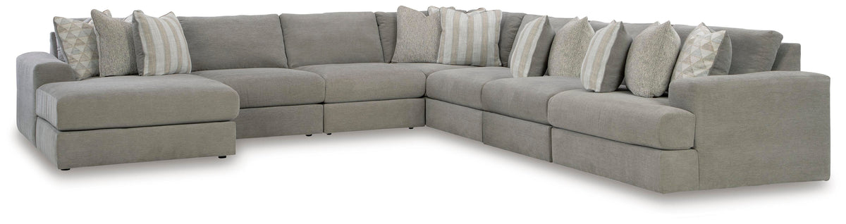 Avaliyah 7-Piece Sectional with Chaise (58103-SI)