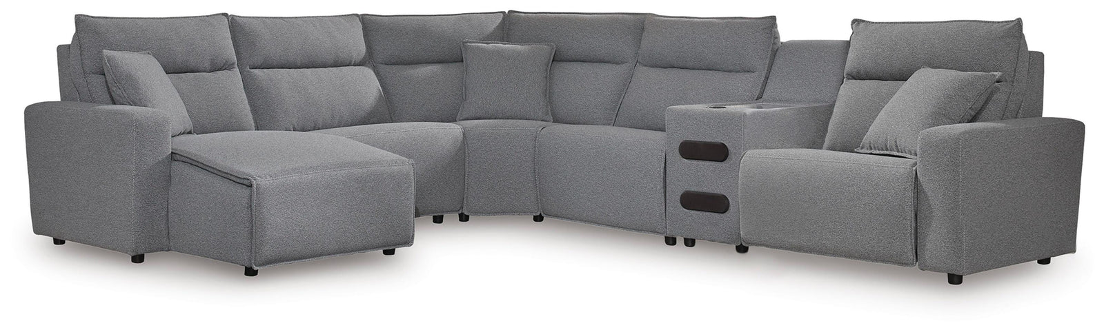 Modmax II 6-Piece Reclining Sectional with Chaise and Audio Console (65906-SI)
