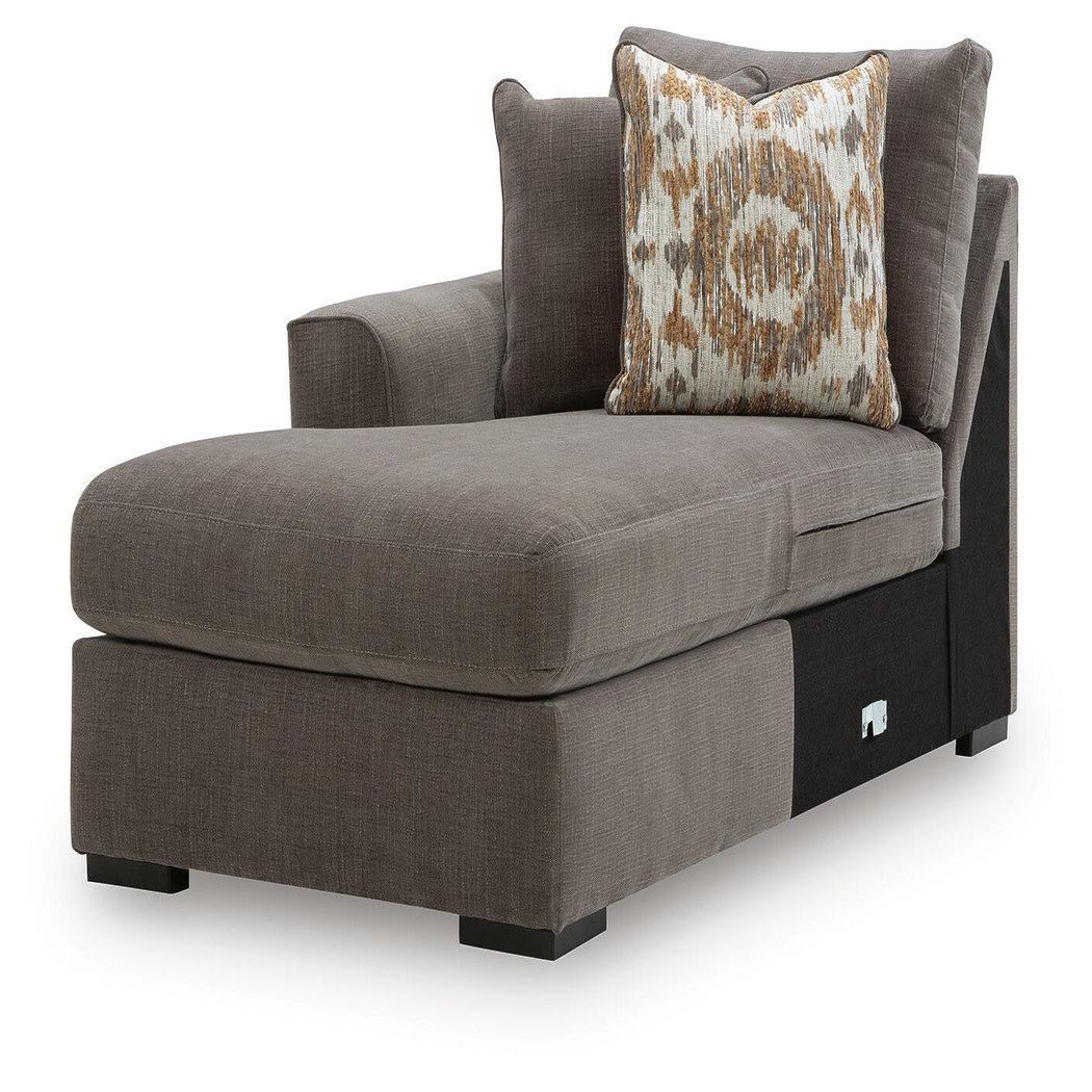 Larson Levee Left-Arm Facing Armless Loveseat with Wedge (PC86205-SI) - Image 9