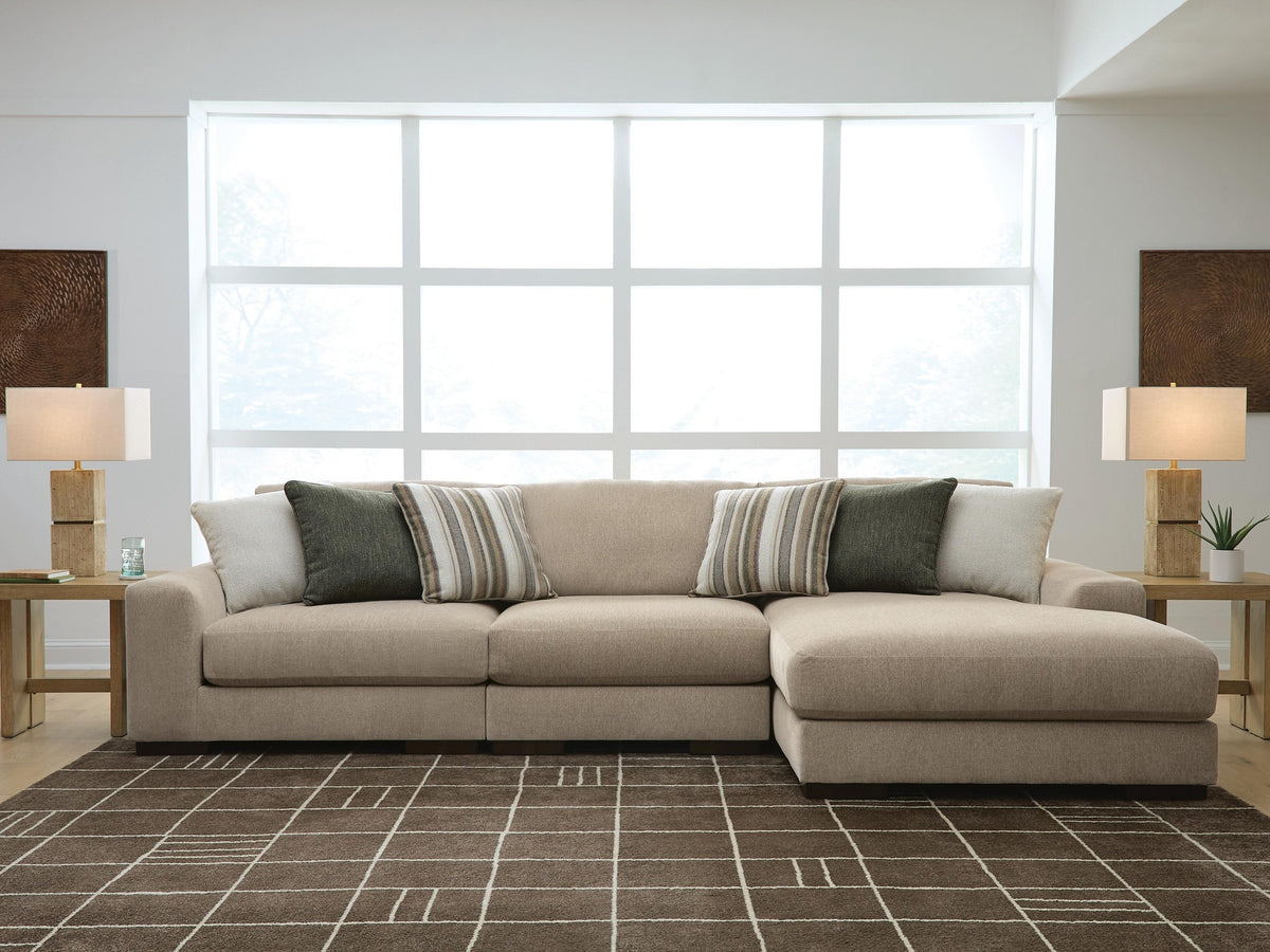 Linenhause 3-Piece Sectional Sofa Chaise (31803-SI)