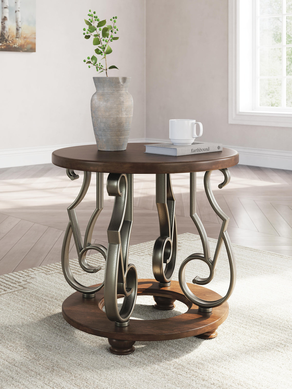 Frallyn End Table - Dark Brown  (T623-SI) - Image 4