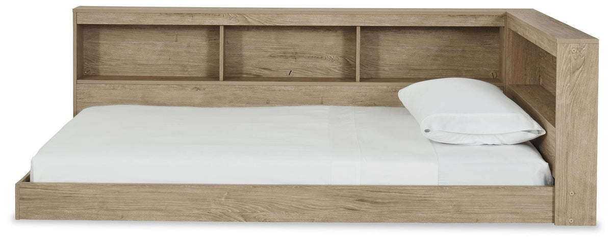 Oliah Bookcase Storage Bed (Youth) - Natural  (EB2270-SI) - Image 4