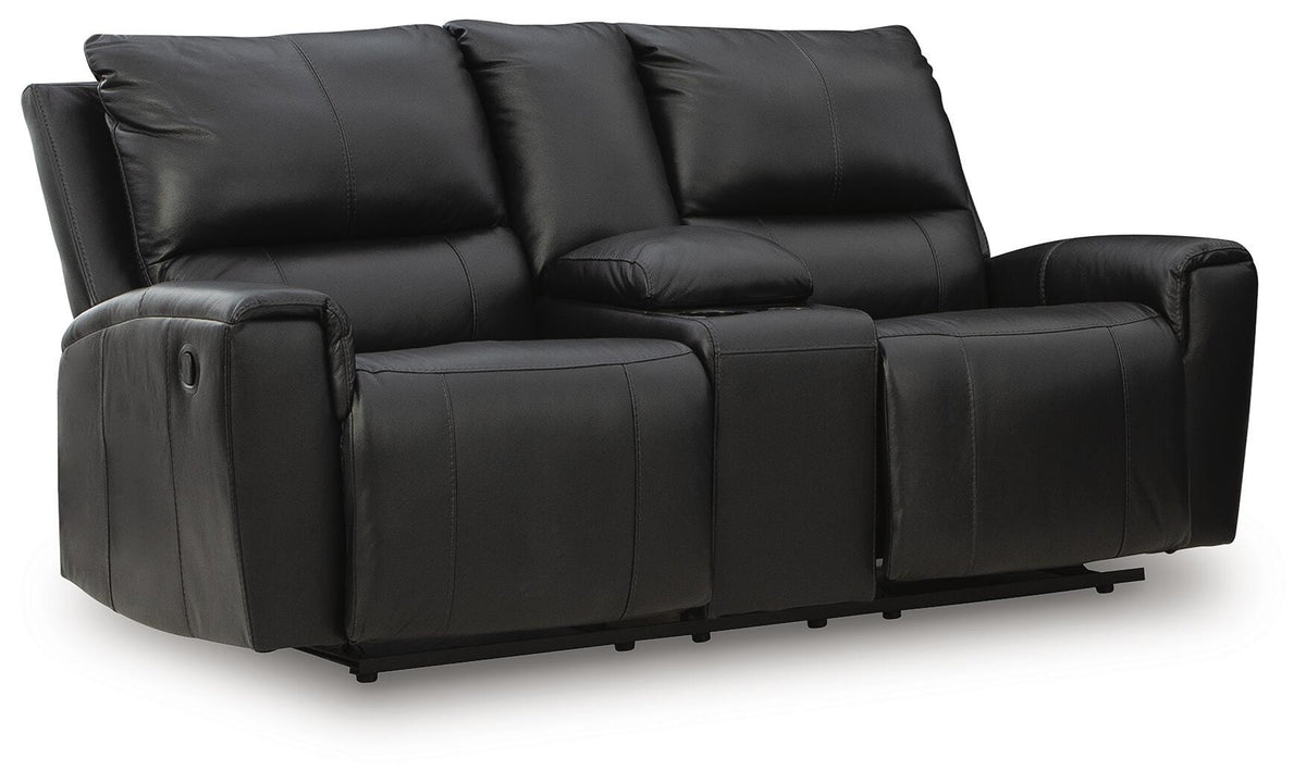 Glossmore Reclining Loveseat with Console (PCU11700-SI) - Image 9