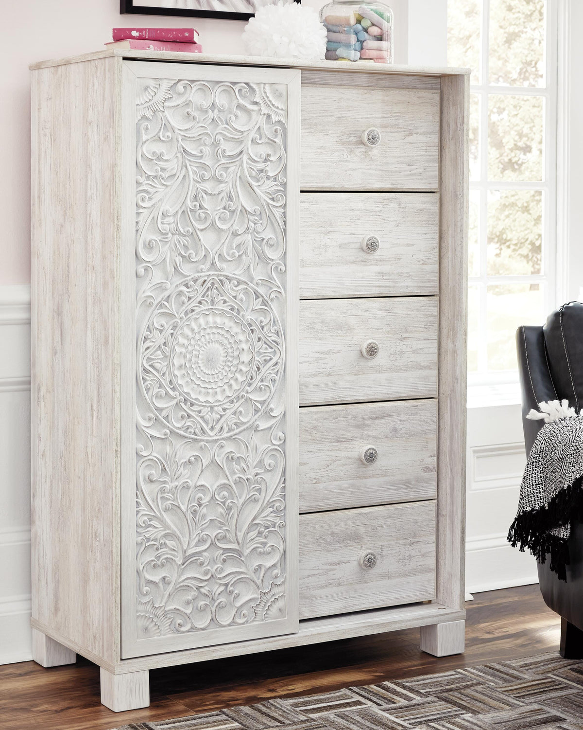 Paxberry Dressing Chest (Youth) - Whitewash  (B181-SI) - Image 2