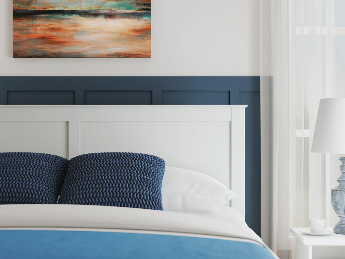 Bostwick Shoals Panel Bed - White  (B139-SI) - Image 9