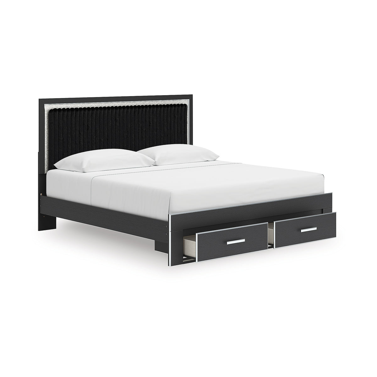 Zuraleus King Storage Bed, Dresser, Mirror, Chest and Nightstand (PCB3380-SI) - Image 19