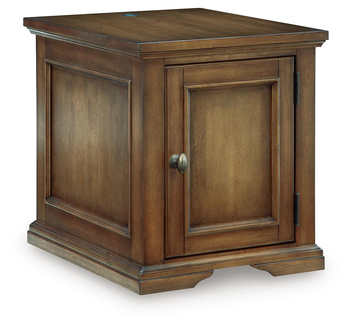 Channley End Table - Brown  (T649-SI)