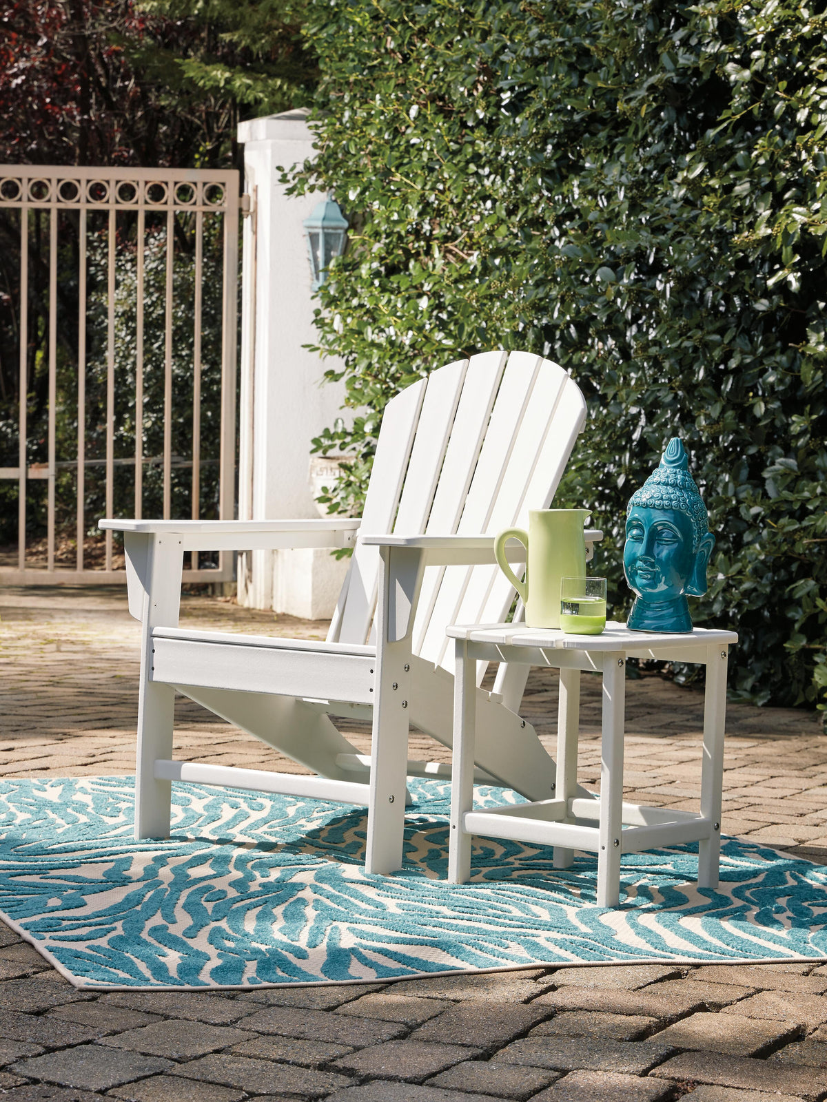Sundown Treasure Adirondack Chair with End Table (P011-SI) - Image 6