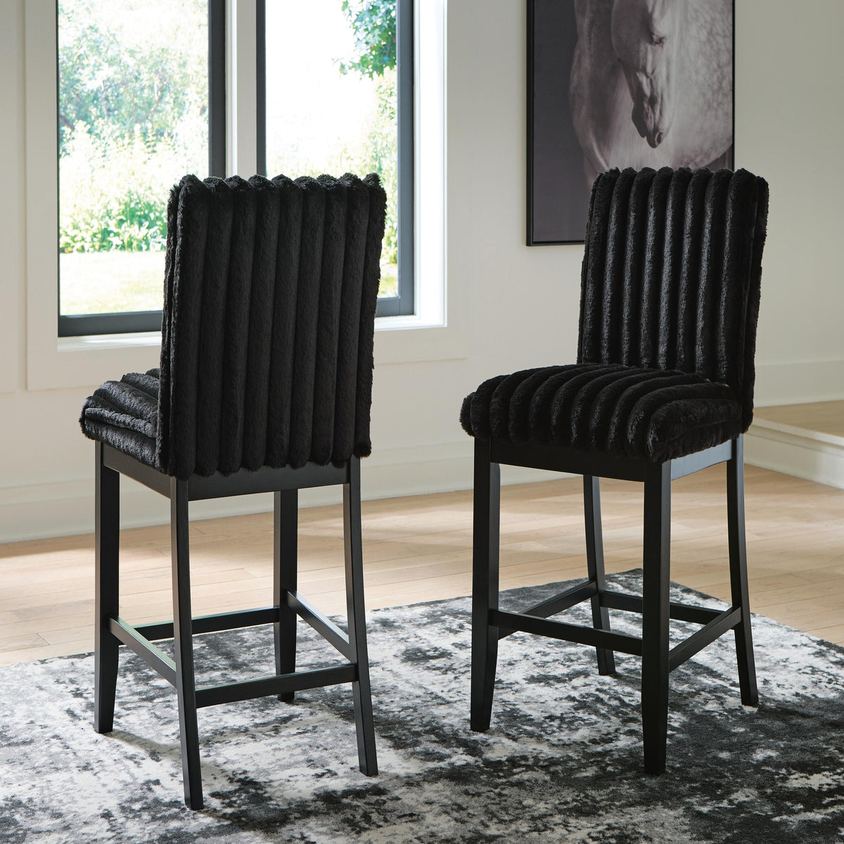 Mervannie Counter Height Barstool (Set of 2) (PCD571-SI) - Image 6