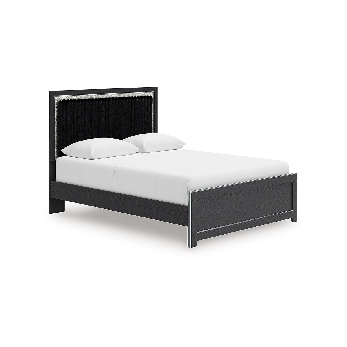Zuraleus Queen Upholstered Bed, Dresser, Mirror and Nightstand (PCB3380-SI) - Image 10