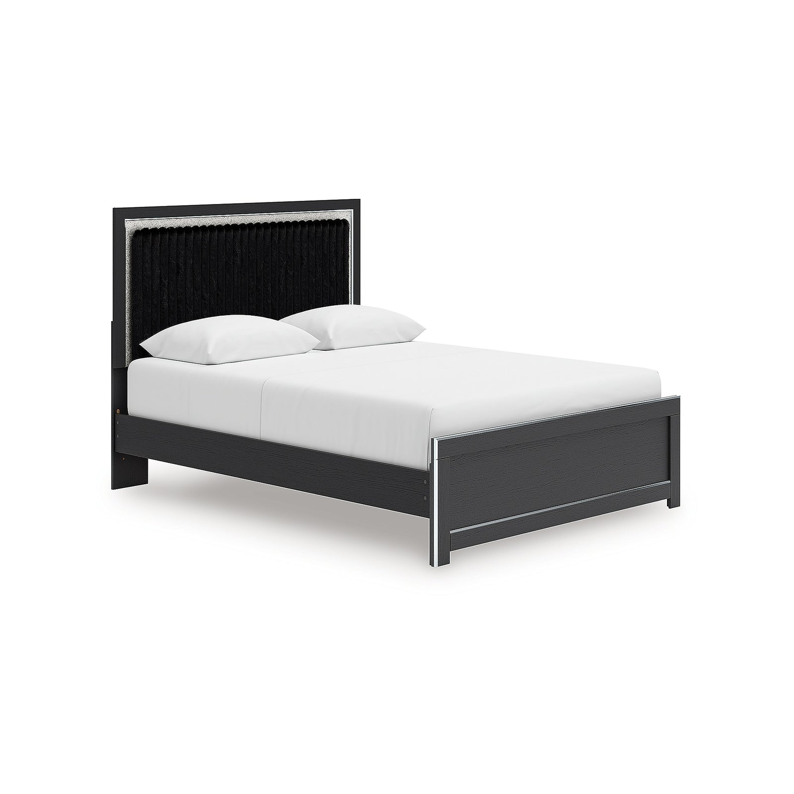 Zuraleus Queen Upholstered Bed, Dresser, Mirror and Nightstand (PCB3380-SI) - Image 10