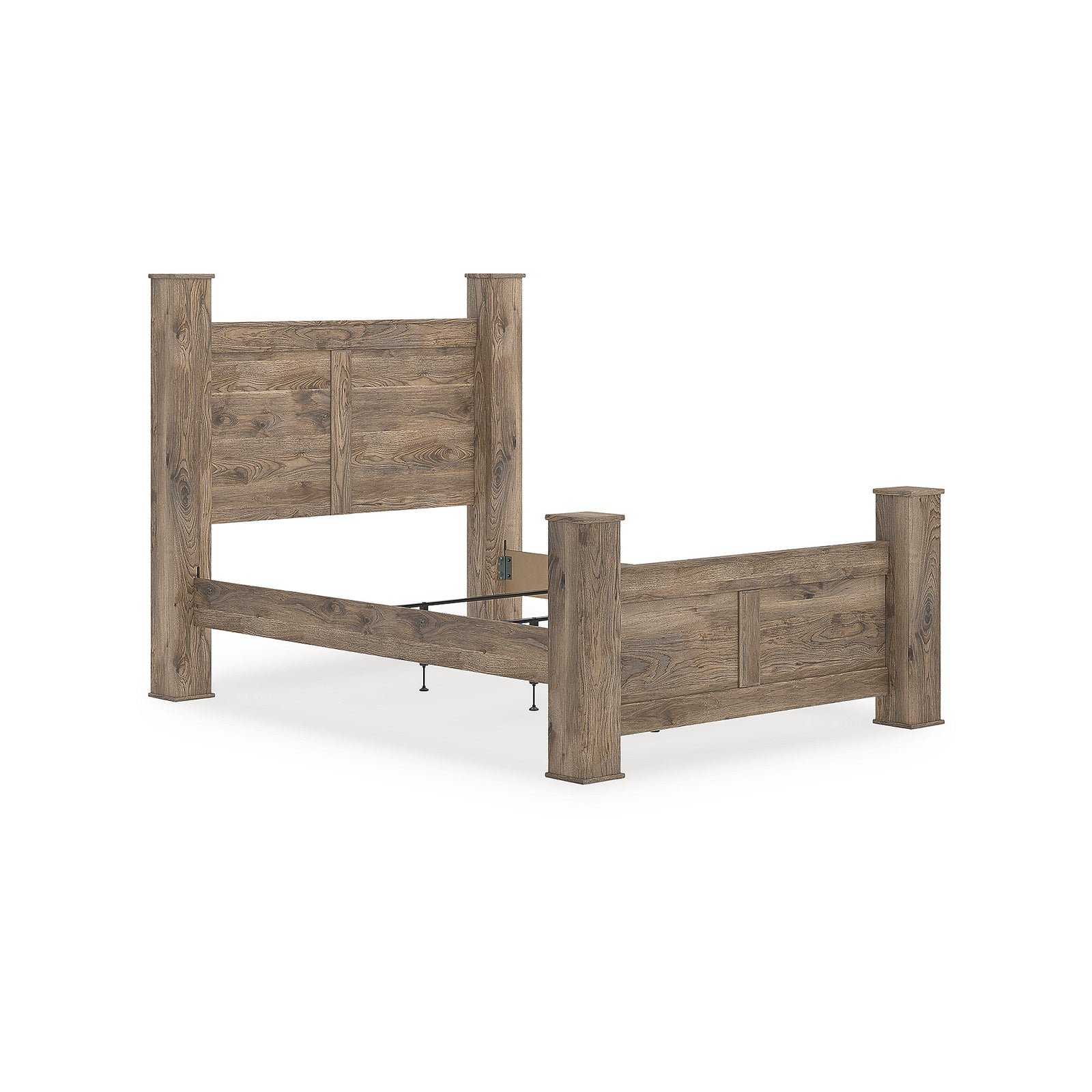 Rusticott Queen Poster Bed, Dresser and Nightstand (PCB2260-SI) - Image 12