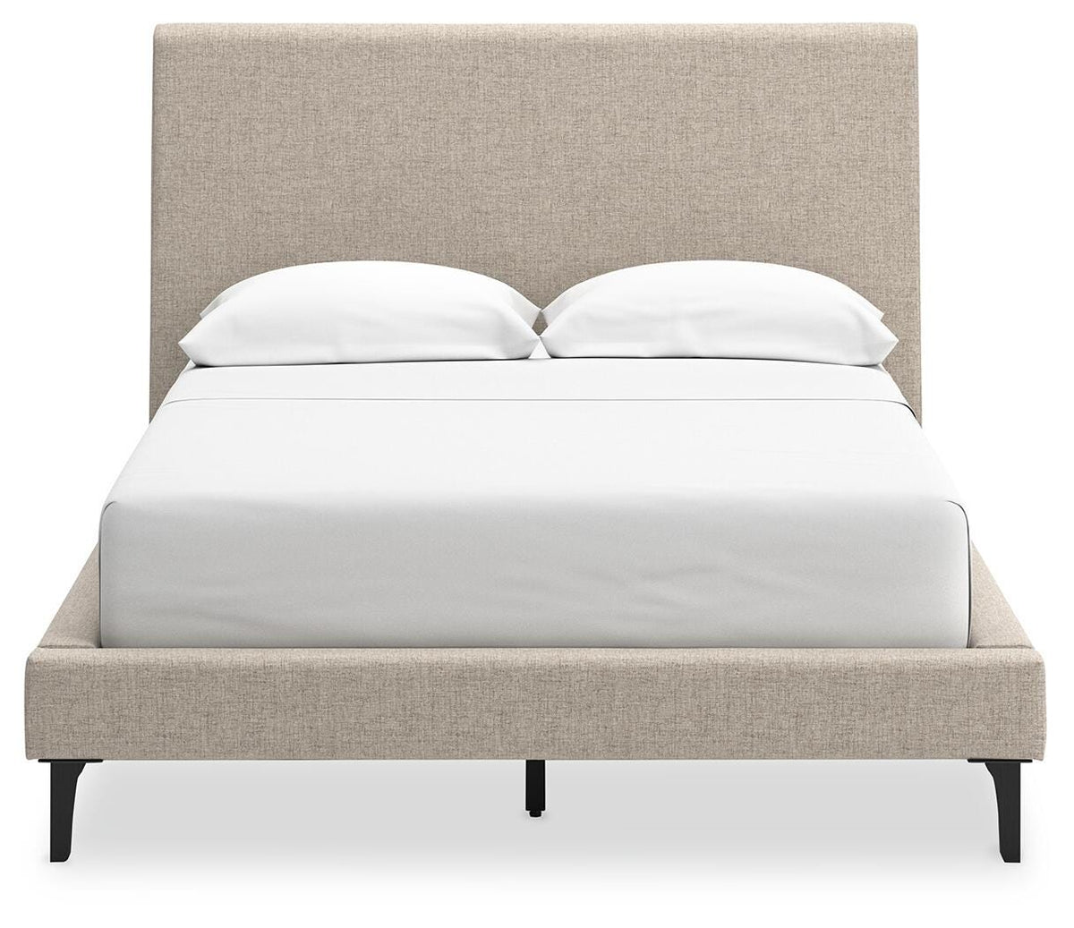 Cielden Upholstered Bed with Roll Slats (Youth) - Soft Gray  (B1199-SI) - Image 4