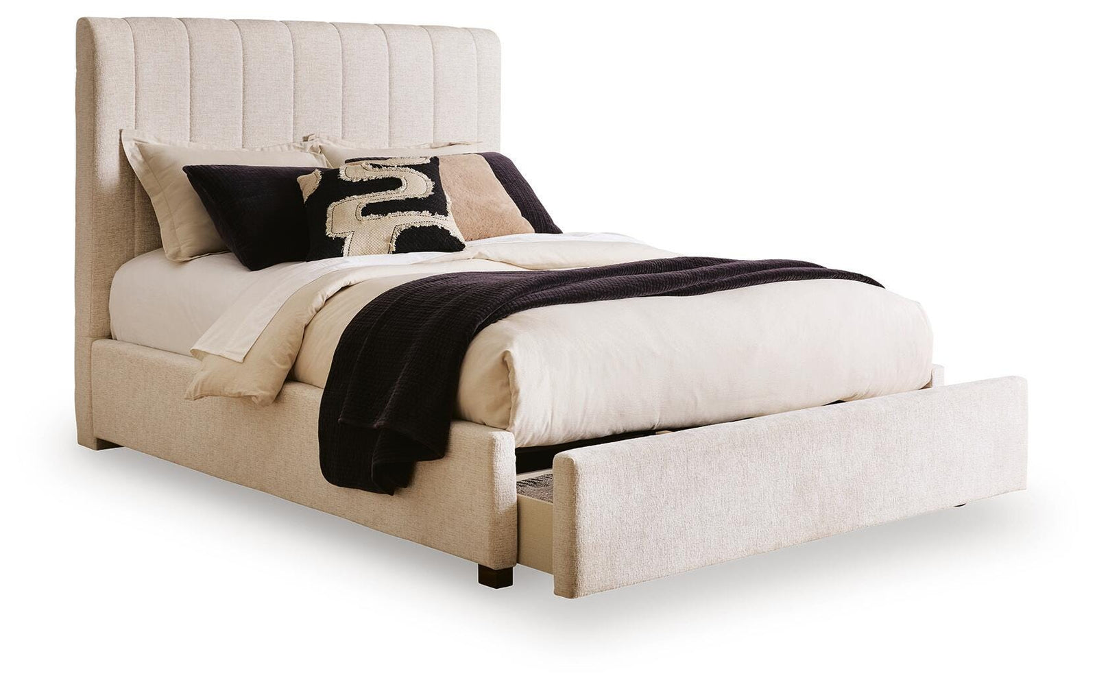 Brizmore Queen Upholstered Storage Bed (PCB2611-SI) - Image 4