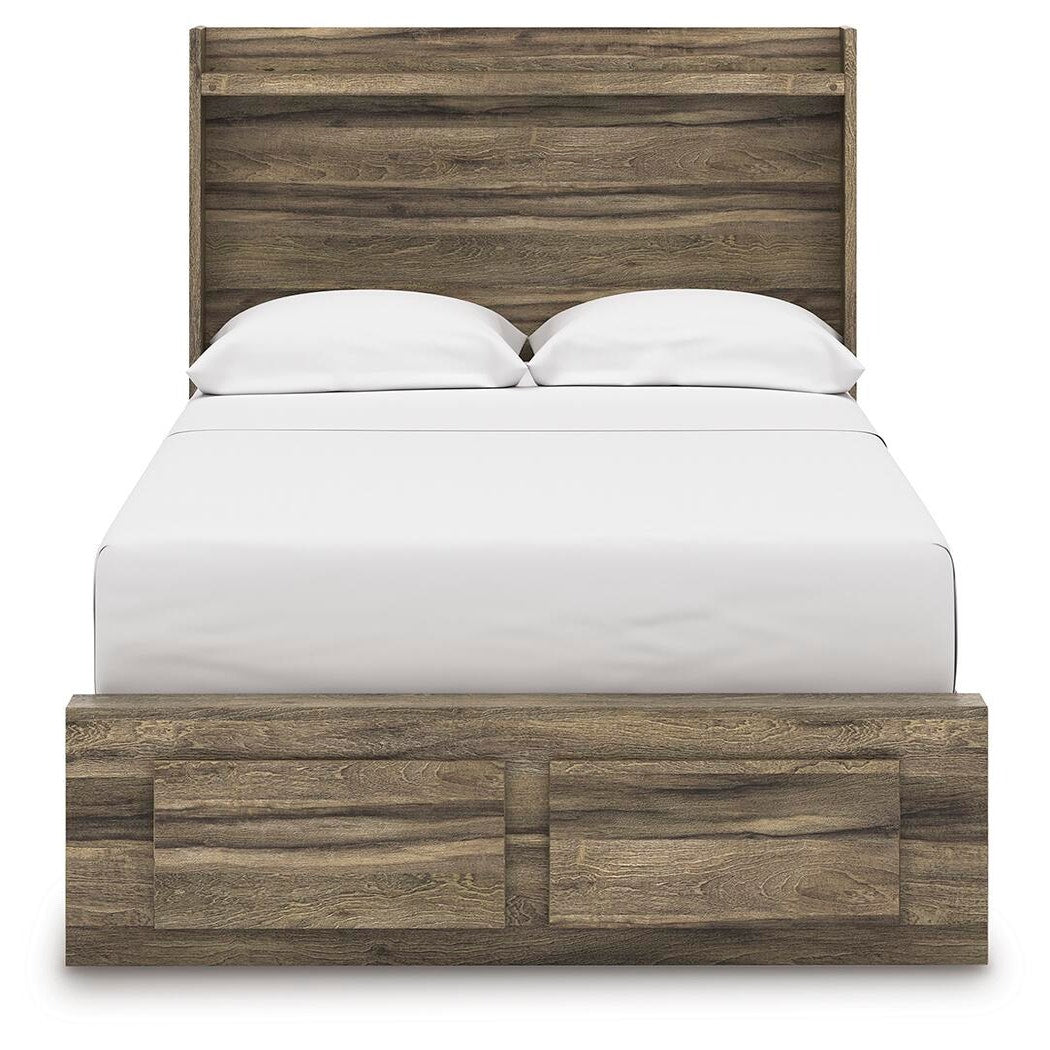 Elbrim Full Panel Storage Bed, Dresser, Mirror and 2 Nightstands (PCB2005-SI) - Image 9