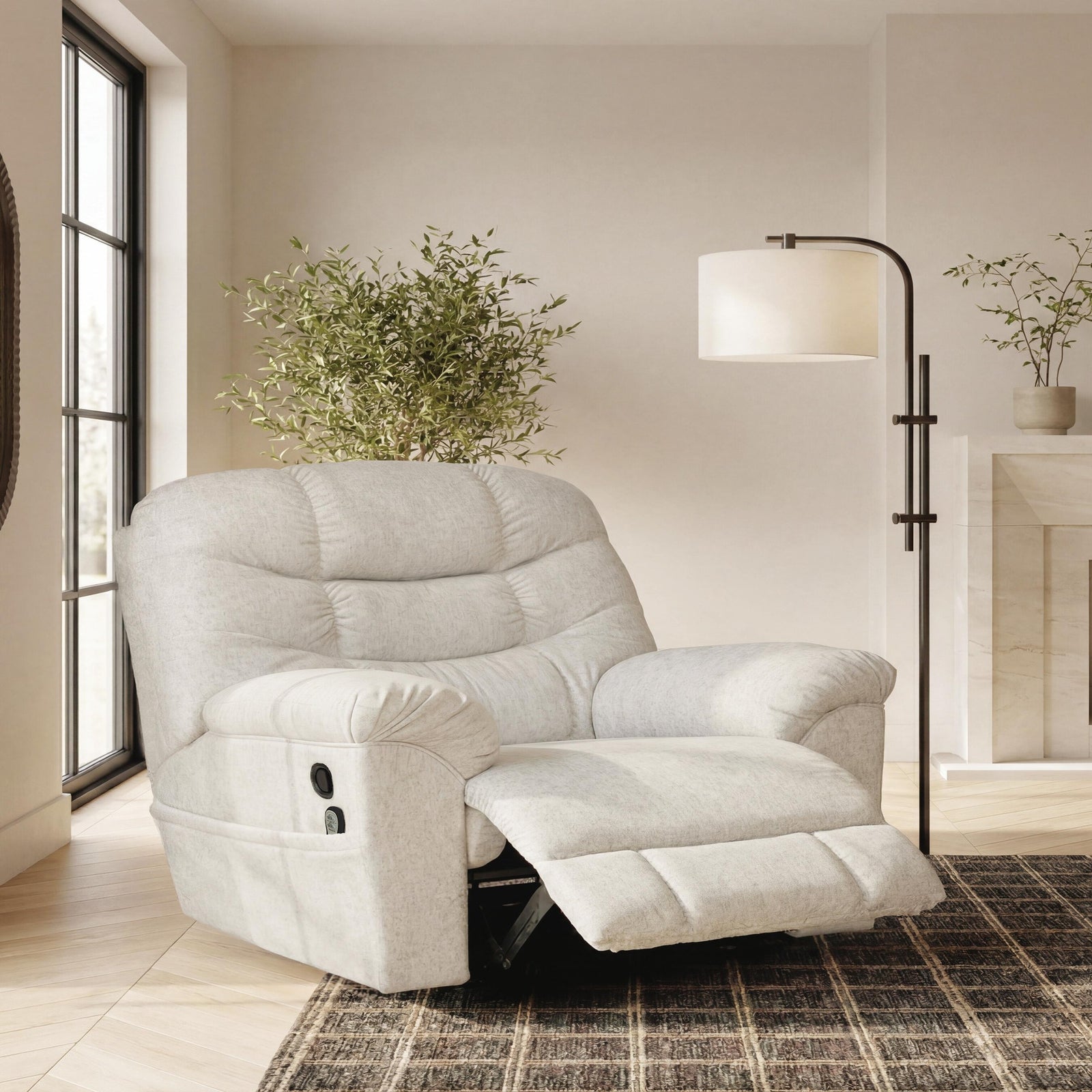 Linenfield Recliner (PC55707-SI) - Image 7