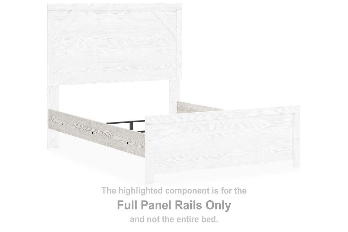 Gerridan Panel Rails (Youth) - White/Gray  (B1190-SI)