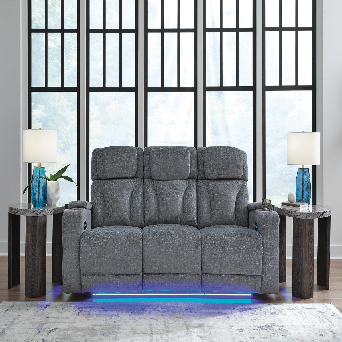 Studio Cave Power Reclining Sofa and Loveseat (PC49802-SI) - Image 13