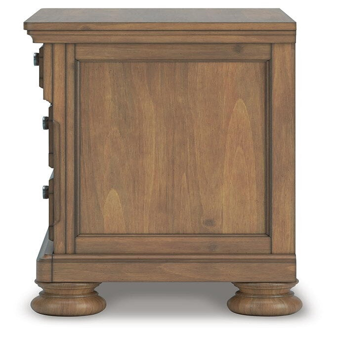 Feddinger California King Panel Storage Bed, Dresser and Nightstand (PCB779-SI) - Image 22