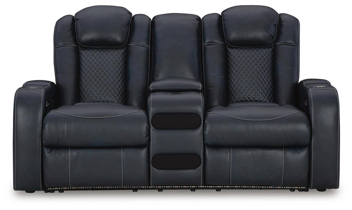 Fyne-Dyme Power Reclining Sofa, Loveseat and Recliner (36603-SI) - Image 2