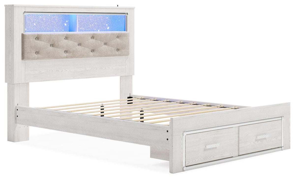 Altyra Bookcase Storage Bed, Dresser and Mirror (B2640-SI) - Image 15